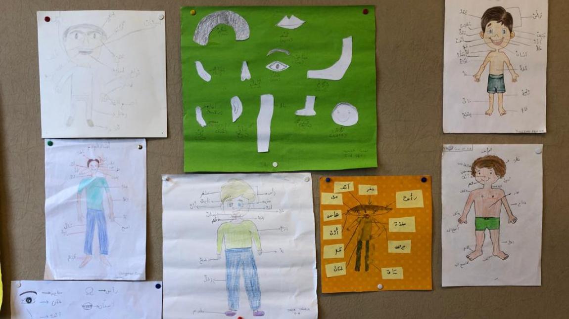 5. Sınıflarımız Arapçada Yeni Öğrendikleri İfadelerle Panolarımızı Renklendirdi